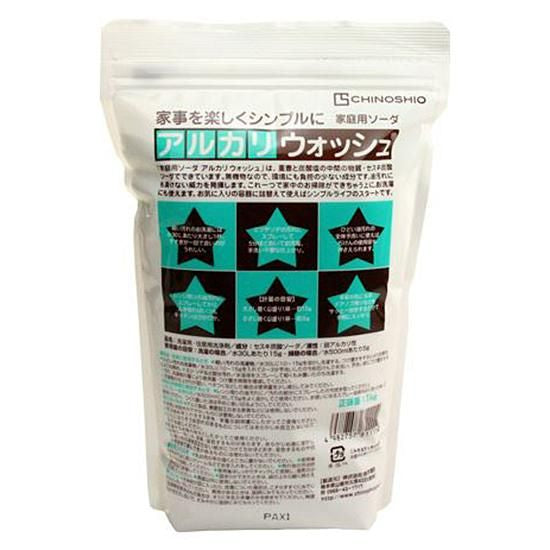 【お取り寄せ★納期 最長 約2週間】CHINOSHIO アルカリウォッシュ（セスキ炭酸ソーダ） 1kg