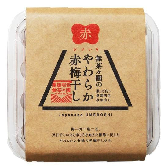【お取り寄せ★納期 最長 約2週間】無茶々園 やわらか赤梅干し 150g