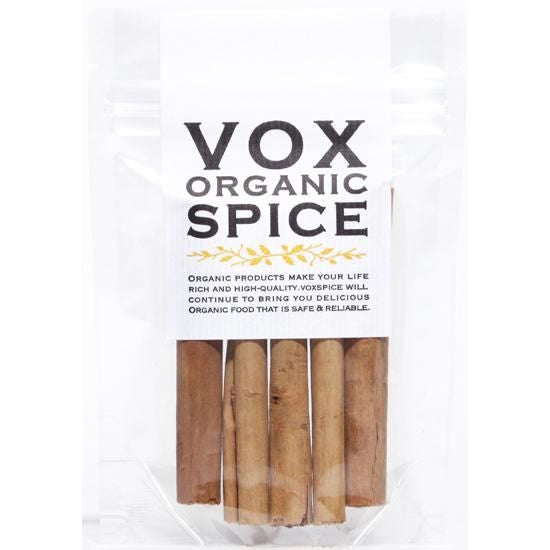【お取り寄せ★納期 最長 約2週間】VOX オーガニックシナモンスティック 5本