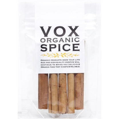 【お取り寄せ★納期 最長 約2週間】VOX オーガニックシナモンスティック 5本