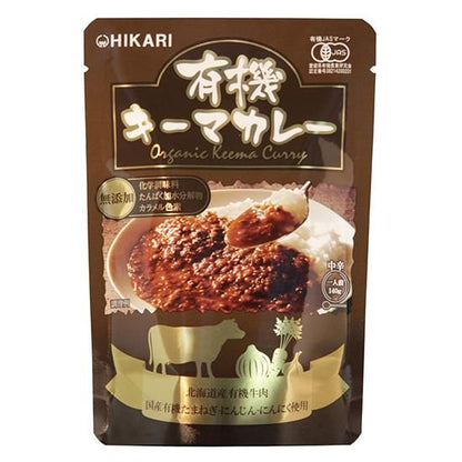 【お取り寄せ★納期 最長 約2週間】ムソー　ヒカリ　有機キーマカレー 中辛　140g