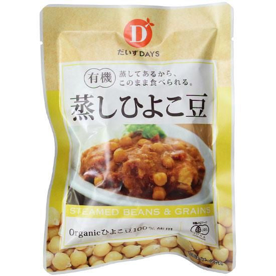 【お取り寄せ★納期 最長 約2週間】ムソー だいずデイズ 有機蒸しひよこ豆 85g