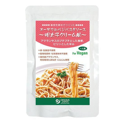 【お取り寄せ★納期 最長 約2週間】オーサワのベジパスタソース 明太子クリーム風 160g