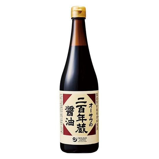 【お取り寄せ★納期 最長 約2週間】オーサワの二百年蔵醤油 720ml
