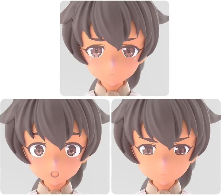 【在庫あり★即納可能】バンダイ 30MS オプションフェイスパーツ 表情セット6 [カラーC] (プラモデル)