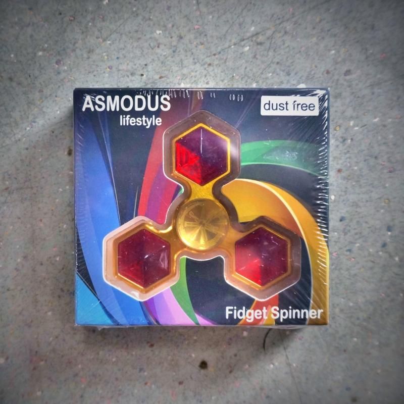 【在庫ラスト1個★即納可能】ASMODUS 3WINGS Hand Spinner★アスモダス 3ウィングス ハンド スピナー レッド装飾版