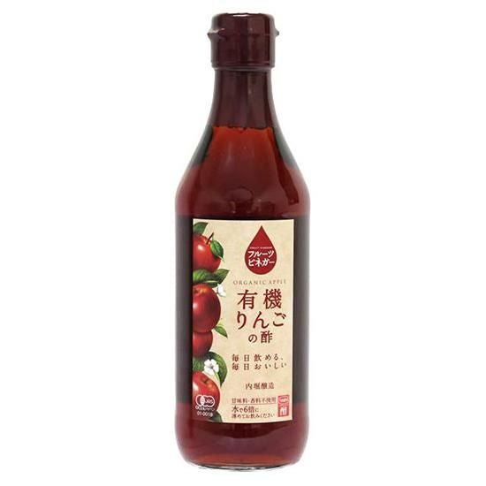【お取り寄せ★納期 最長 約2週間】ムソー 内堀 フルーツビネガー 有機りんご酢 360ml