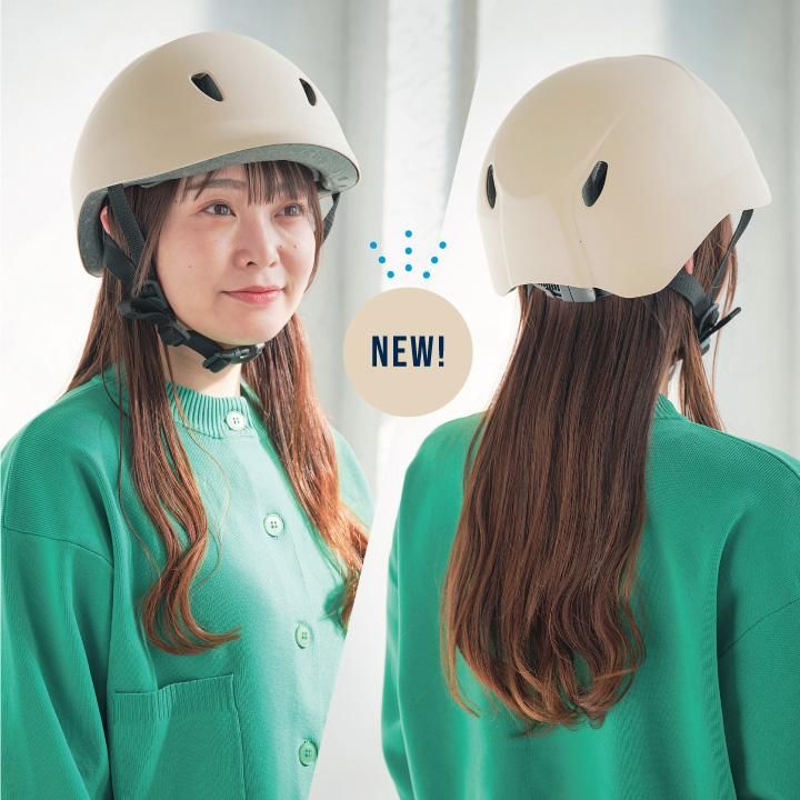 【メーカー直送】自転車 ヘルメット ドルフィン★S～M~L 頭囲 約54～58cm/約56～60cm メンズ レディース 軽量 おしゃれ 女性 大人 通学 中学生 高校生 SG規格合格品 日本製