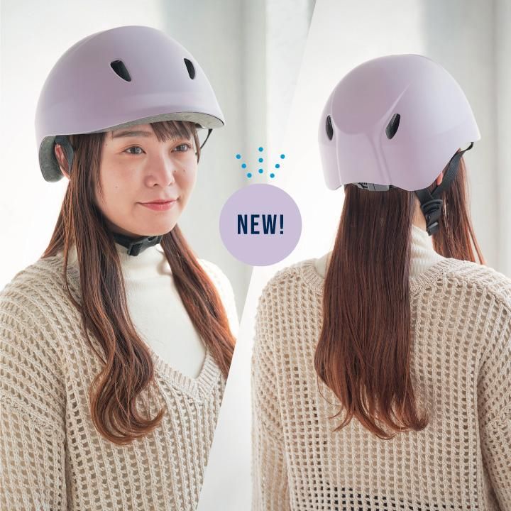 【メーカー直送】自転車 ヘルメット ドルフィン★S～M~L 頭囲 約54～58cm/約56～60cm メンズ レディース 軽量 おしゃれ 女性 大人 通学 中学生 高校生 SG規格合格品 日本製