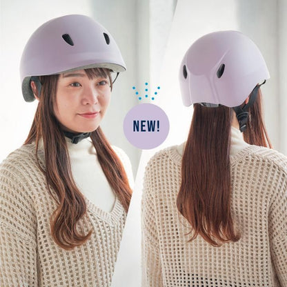 【メーカー直送】自転車 ヘルメット ドルフィン★S～M~L 頭囲 約54～58cm/約56～60cm メンズ レディース 軽量 おしゃれ 女性 大人 通学 中学生 高校生 SG規格合格品 日本製