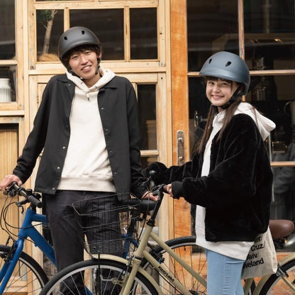 【メーカー直送】自転車 ヘルメット ドルフィン★S～M~L 頭囲 約54～58cm/約56～60cm メンズ レディース 軽量 おしゃれ 女性 大人 通学 中学生 高校生 SG規格合格品 日本製