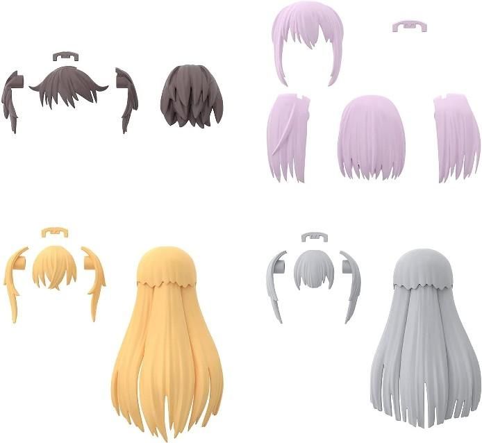【在庫あり★即納可能】バンダイ 30MS オプションヘアスタイルパーツVol.4 全4種 (プラモデル)