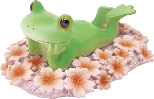 【在庫あり★即納可能】コポー 桜の上でゴロゴロ Copeau★風水★金運【新品】【蛙/カエル/かえる】【置物】【キャラクターグッズ★雑貨】
