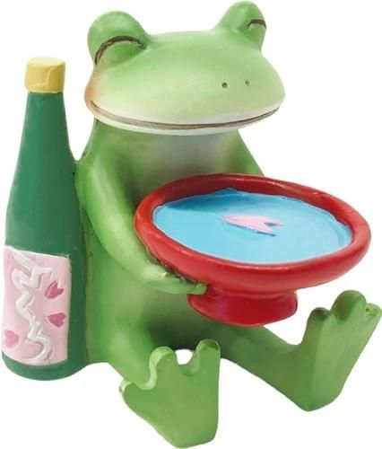 【在庫あり★即納可能】コポー お花見でへべれけのカエル Copeau★風水★金運【新品】【蛙/カエル/かえる】【置物】【キャラクターグッズ★雑貨】