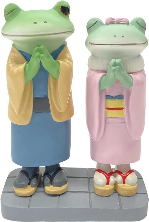 【在庫あり★即納可能】コポー カップル何をお願いした？ Copeau★風水★金運【新品】【蛙/カエル/かえる】【置物】【キャラクターグッズ★雑貨】