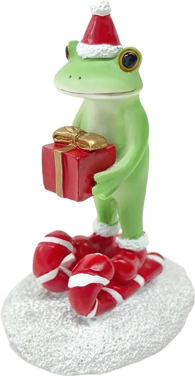 【在庫あり★即納可能】コポー クリスマスプレゼントを届けに Copeau★風水★金運【新品】【蛙/カエル/かえる】【置物】【キャラクターグッズ★雑貨】