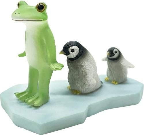 【在庫あり★即納可能】コポー ペンギンとお散歩 Copeau★風水★金運【新品】【蛙/カエル/かえる】【置物】【キャラクターグッズ★雑貨】74030