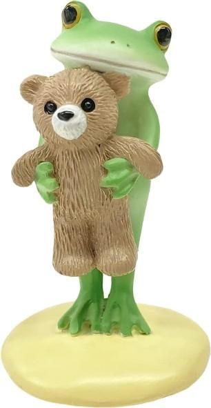 【在庫あり★即納可能】コポー クマを抱っこするカエル Copeau★風水★金運【新品】【蛙/カエル/かえる】【置物】【キャラクターグッズ★雑貨】74033