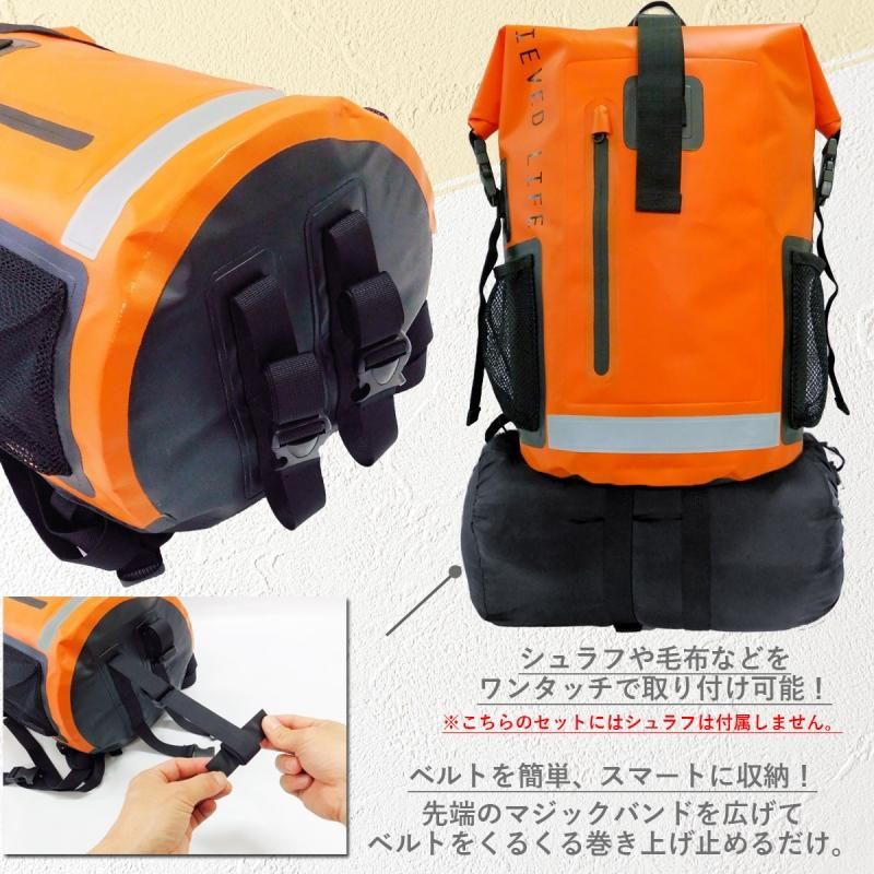 【メーカー直送】防災セット 一人用 防水リュック【33種37点セット】防災グッズ 防災リュック 非常用持ち出し袋 水に強い大型避難リュック 撥水機能 家族 避難セット