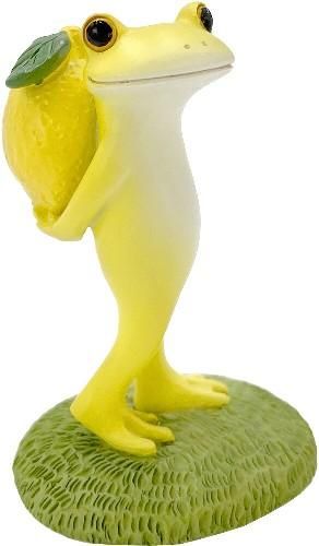 【在庫あり★即納可能】コポー レモン色カエル Copeau★風水★金運【新品】【蛙/カエル/かえる】【置物】【キャラクターグッズ★雑貨】74192