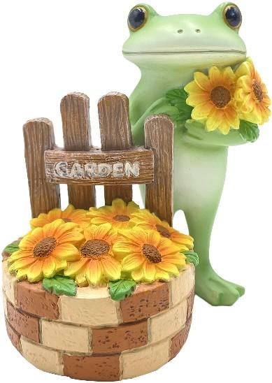 【在庫あり★即納可能】コポー ミドル ひまわり満開 Copeau★風水★金運【新品】【蛙/カエル/かえる】【置物】【キャラクターグッズ★雑貨】