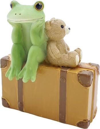 【在庫あり★即納可能】コポー 出発を待つカエル Copeau★風水★金運【新品】【蛙/カエル/かえる】【置物】【キャラクターグッズ★雑貨】