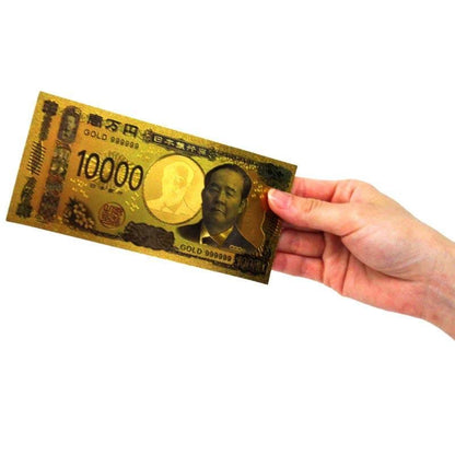 【お取り寄せ★納期 最長 約2週間】お札の元 ゴールド 新壱萬円札★お財布に入れて金運アップ