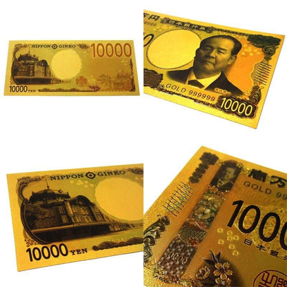 【お取り寄せ★納期 最長 約2週間】お札の元 ゴールド 新壱萬円札★お財布に入れて金運アップ
