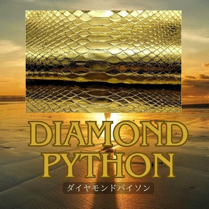 【お取り寄せ★納期 最長 約2週間】お財布 蛇 お守り★開運グッズ 金運アップ 財運 風水 錦蛇 ダイヤモンドパイソン へび ゴールド 縁起物