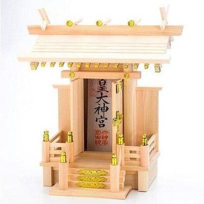 【在庫あり★即納可能】神棚 中神明★神具 神事用品 推し神棚 推し活 コレクションラック ディスプレイ 飾り棚 収納 オタ活