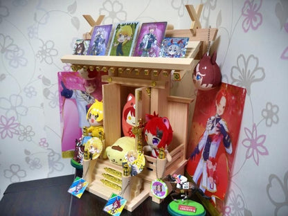 【在庫あり★即納可能】神棚 中神明★神具 神事用品 推し神棚 推し活 コレクションラック ディスプレイ 飾り棚 収納 オタ活