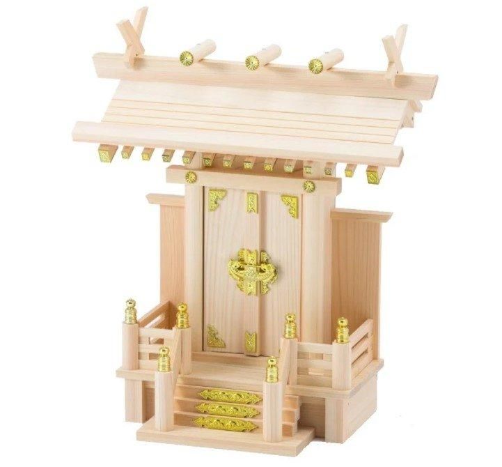 【在庫あり★即納可能】神棚 中神明★神具 神事用品 推し神棚 推し活 コレクションラック ディスプレイ 飾り棚 収納 オタ活