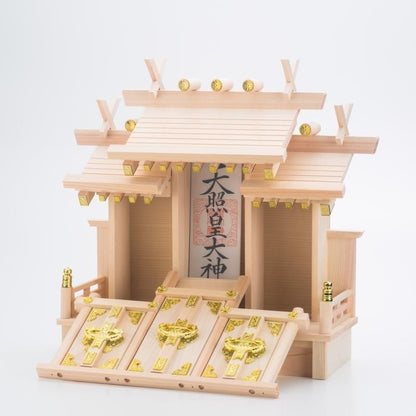 【お取り寄せ★納期 最長 約2週間】屋根違い三社 特小 神具 神事用品★神具 神事用品 推し神棚 推し活 コレクションラック ディスプレイ 飾り棚 収納 オタ活