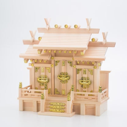 【お取り寄せ★納期 最長 約2週間】屋根違い三社 特小 神具 神事用品★神具 神事用品 推し神棚 推し活 コレクションラック ディスプレイ 飾り棚 収納 オタ活