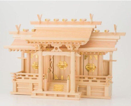 【お取り寄せ★納期 最長 約2週間】屋根違い三社 大 桧 神具 神事用品★神具 神事用品 推し神棚 推し活 コレクションラック ディスプレイ 飾り棚 収納 オタ活