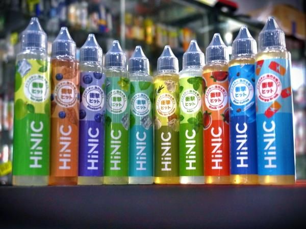 Hiliq Hinic 60ml ウルトラメンソール/マスカット/ブルーベリー/アイスアップル/ブラックティー/バニラアイスクリーム/ブルーコーヒー/ミント/ブルーベリーたばこ