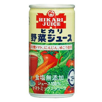 【お取り寄せ★納期 最長 約2週間】ヒカリ 野菜ジュース 食塩無添加 190g