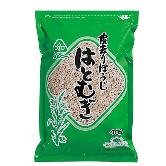 【お取り寄せ★納期 最長 約2週間】ムソー サンコー 皮去りほうじはとむぎ 400g