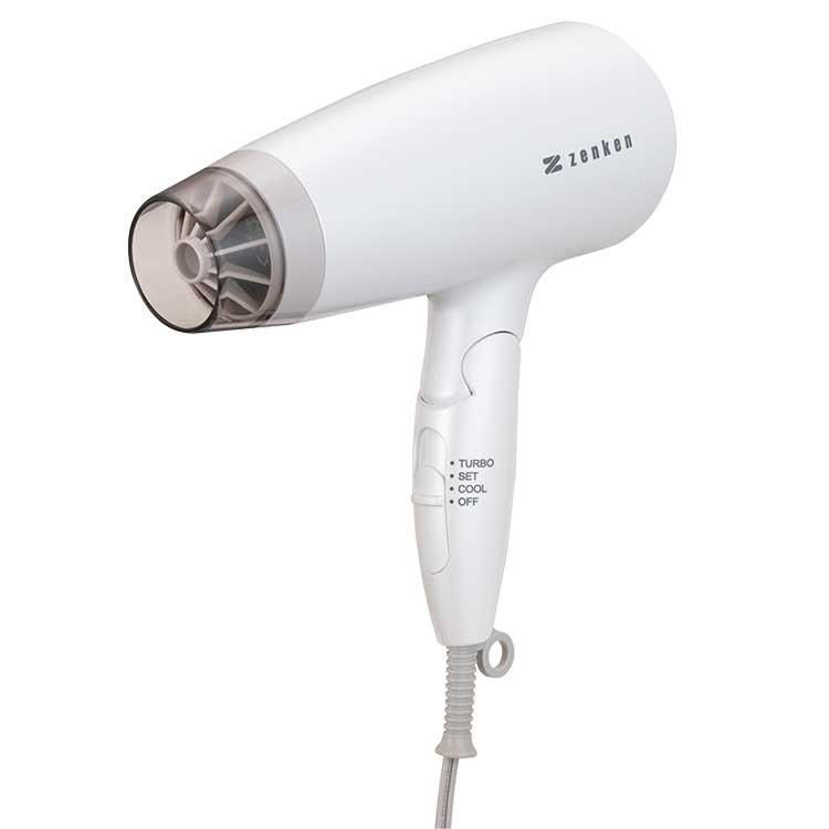 【お取り寄せ★納期 最長 約2週間】ゼンケン 電磁波低減 ヘアドライヤー ZD-750P/ZD-750W★電磁波 カット ドライヤー 大風量 低温風 遠赤外線 マイナスイオン