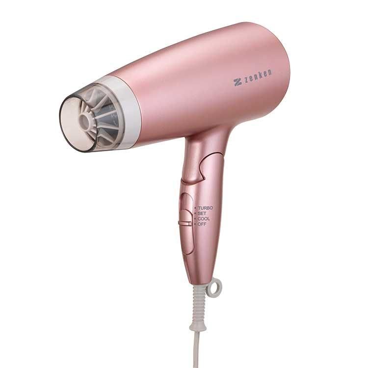 【お取り寄せ★納期 最長 約2週間】ゼンケン 電磁波低減 ヘアドライヤー ZD-750P/ZD-750W★電磁波 カット ドライヤー 大風量 低温風 遠赤外線 マイナスイオン