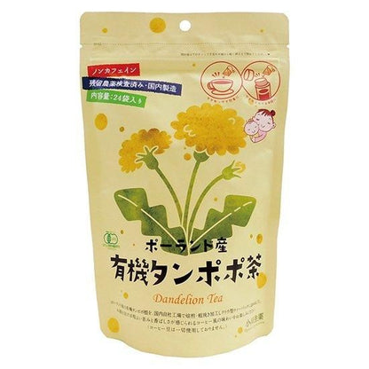 【お取り寄せ★納期 最長 約2週間】オーサワ 小川生薬 ポーランド産有機タンポポ茶 48g（2g×24）