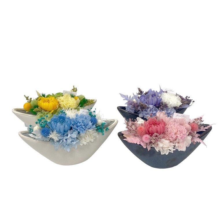 【お取り寄せ★納期 最長 約1ヶ月】華絵 はなえ プリザーブドフラワー★現代仏花 供花 お供え リンギク 輪菊 キク 和風 ギフト プレゼント