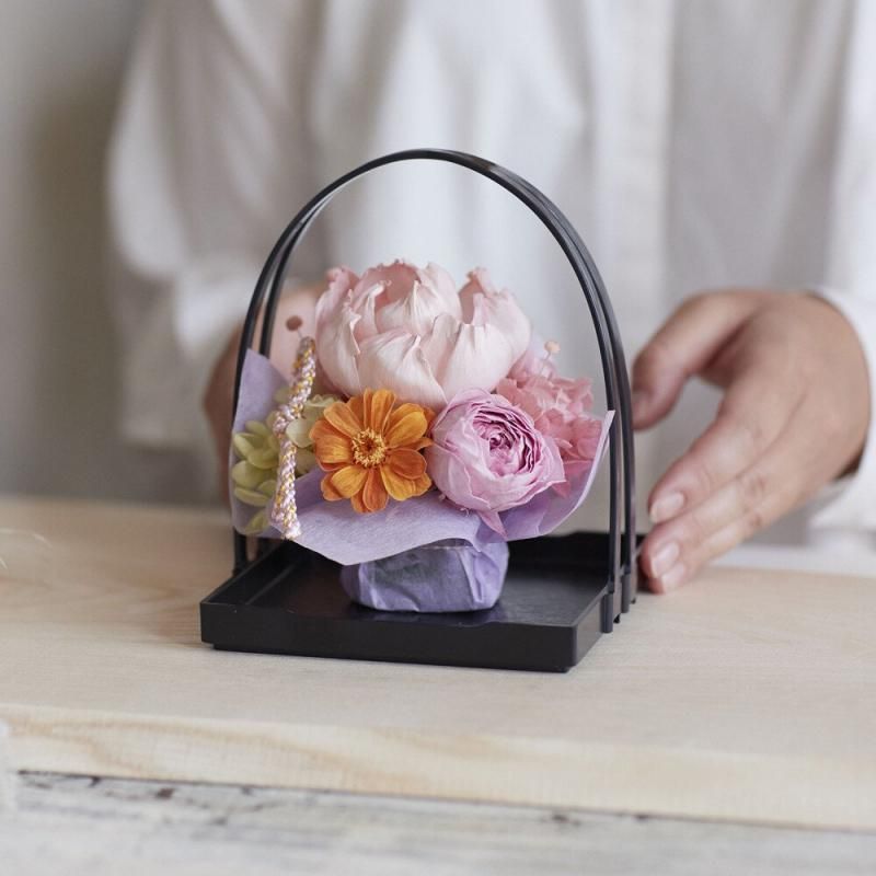 【お取り寄せ★納期 最長 約1ヶ月】和花 和風アレンジ プリザーブドフラワー★長持ちするフラワーギフト フラワー雑貨 お祝い 贈り物 日本製
