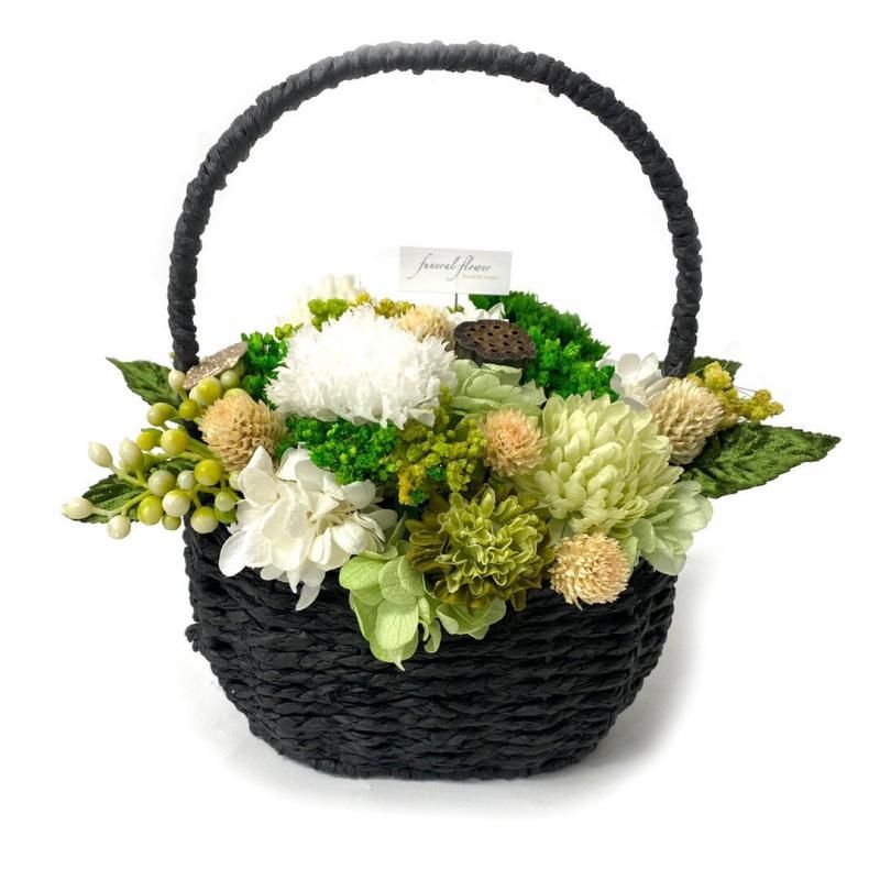【お取り寄せ★納期 最長 約1ヶ月】お供え プリザーブドフラワー★仏具 仏花 仏壇 炭花壇 プリザーブドフラワー 和風 お悔み 贈り物