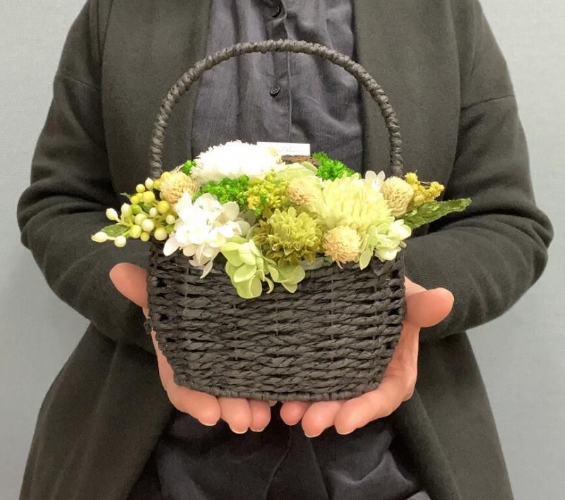 【お取り寄せ★納期 最長 約1ヶ月】お供え プリザーブドフラワー★仏具 仏花 仏壇 炭花壇 プリザーブドフラワー 和風 お悔み 贈り物
