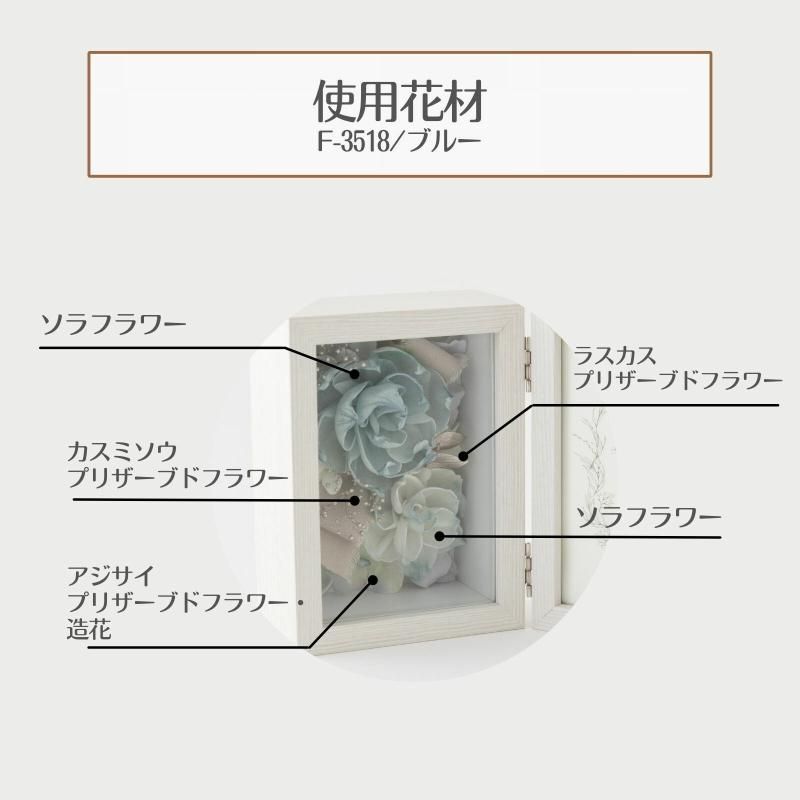 【お取り寄せ★納期 最長 約1ヶ月】トランスペアレント M ソラフラワー プリザーブドフラワー★インテリア 雑貨 お祝い ギフト　誕生日
