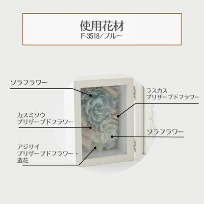 【お取り寄せ★納期 最長 約1ヶ月】トランスペアレント M ソラフラワー プリザーブドフラワー★インテリア 雑貨 お祝い ギフト　誕生日