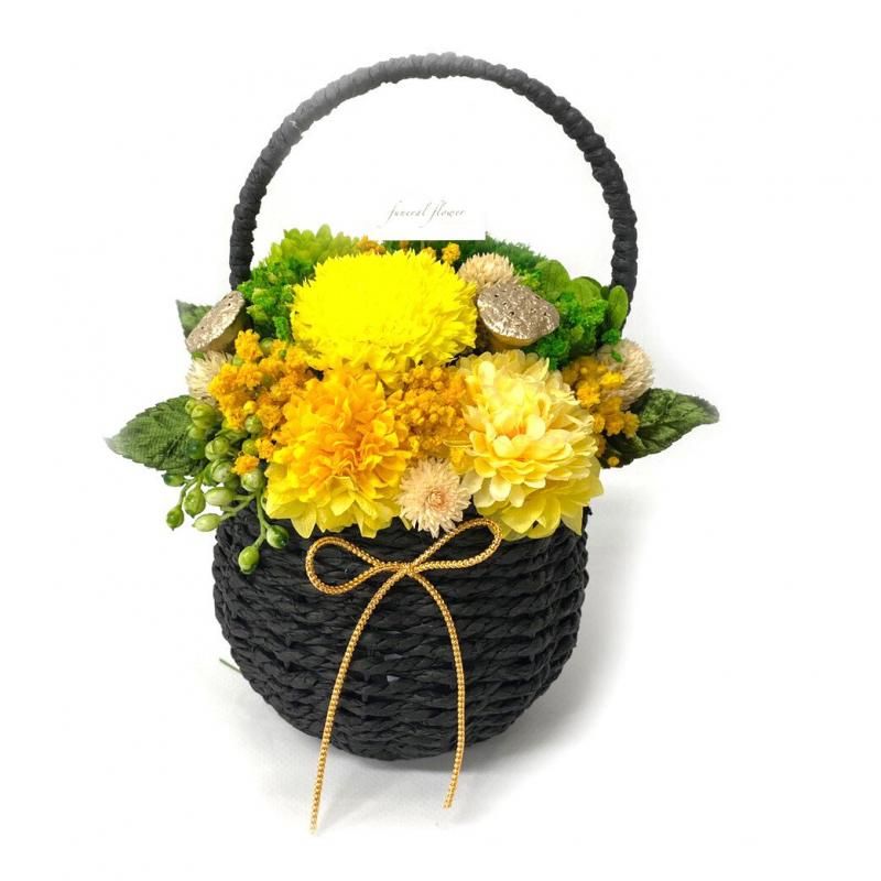 【お取り寄せ★納期 最長 約1ヶ月】炭花 たんか マム プリザーブドフラワー★現代仏花 供花 お供え カーネーション 菊 キク 和風 ギフト プレゼント