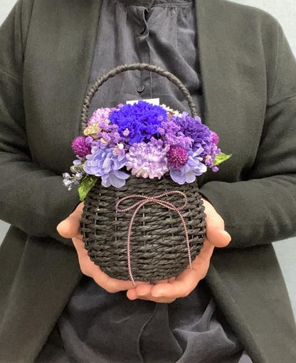 【お取り寄せ★納期 最長 約1ヶ月】炭花 たんか マム プリザーブドフラワー★現代仏花 供花 お供え カーネーション 菊 キク 和風 ギフト プレゼント