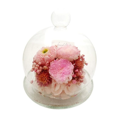 【お取り寄せ★納期 最長 約1ヶ月】音々 ねおん ドーム型 マム プリザーブドフラワー★現代仏花 供花 お供え 菊 キク 和風 ギフト プレゼント